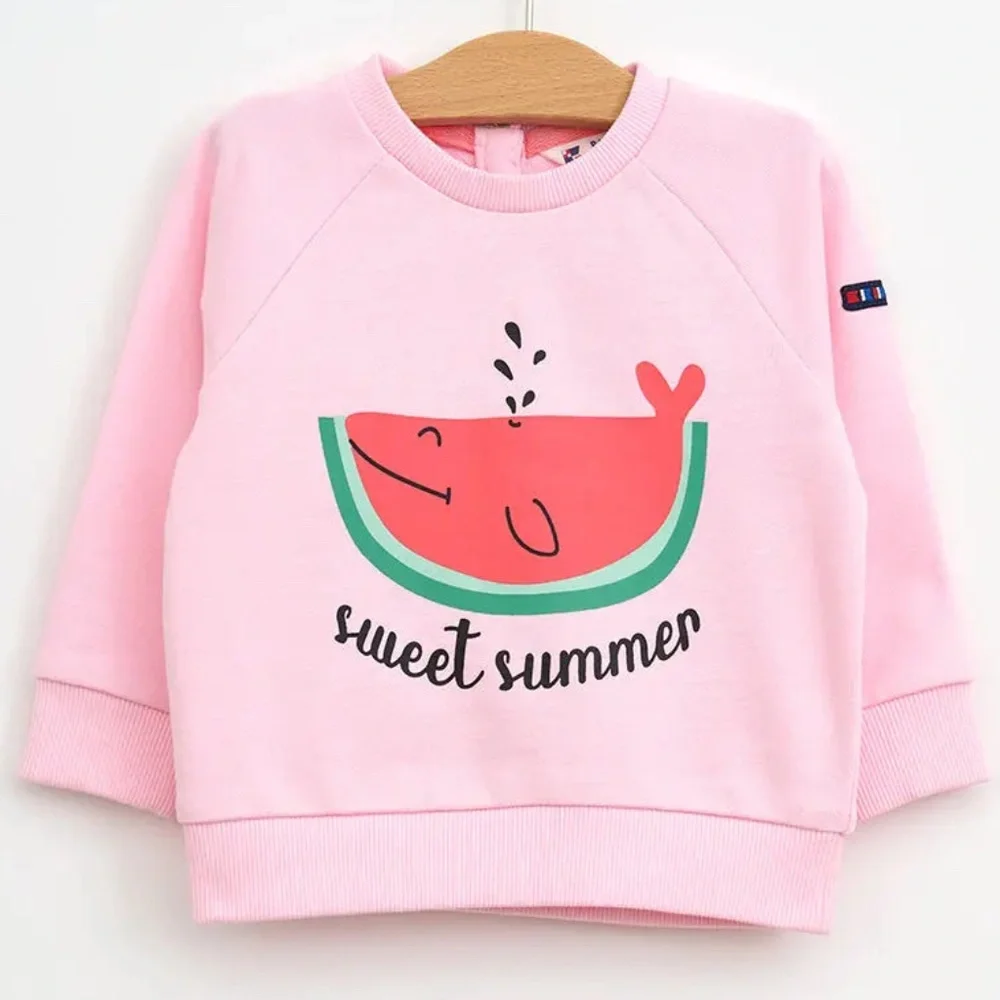 New Watermelon Baby Sweatsuit set SZ 12 mos.‎